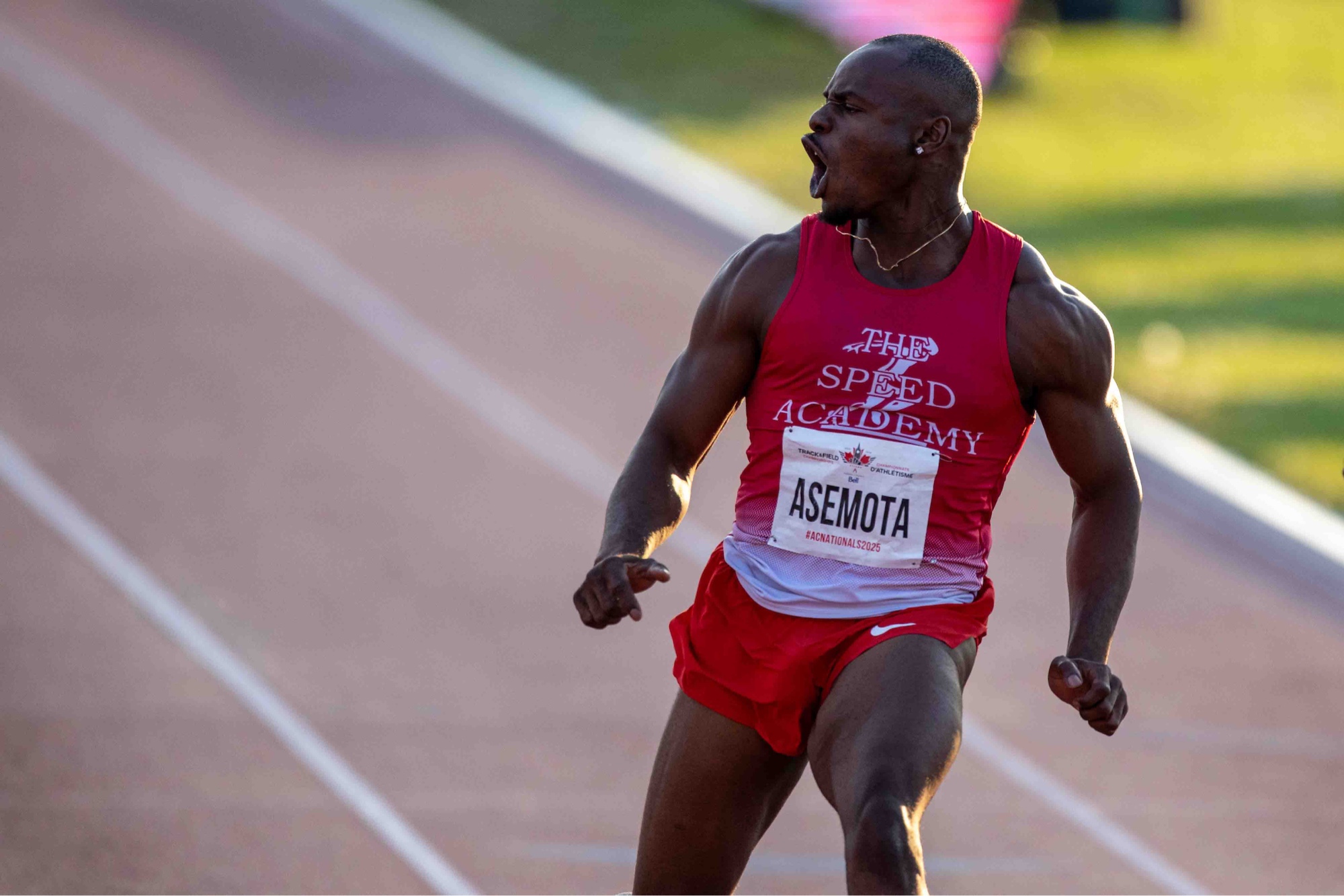 Duan Asemota racing